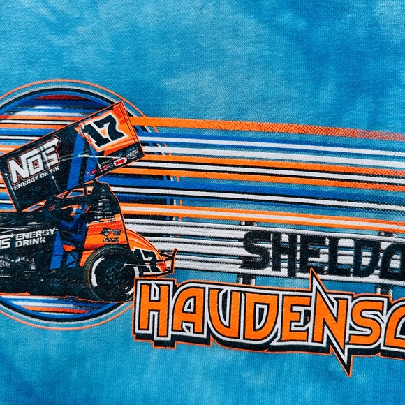 Vintage Sprint Car Racing Hoodie 2XL Tye Dye Y2K - Picture 4 of 9